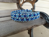 Winter Frost Paracord Dog Collar