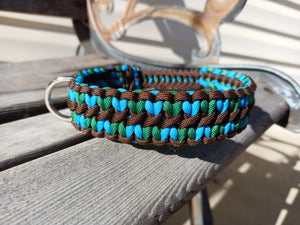 Earth Paracord Dog Collar